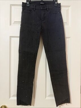 Buffalo David Bitton Black Skinny Jeans with Star Studs